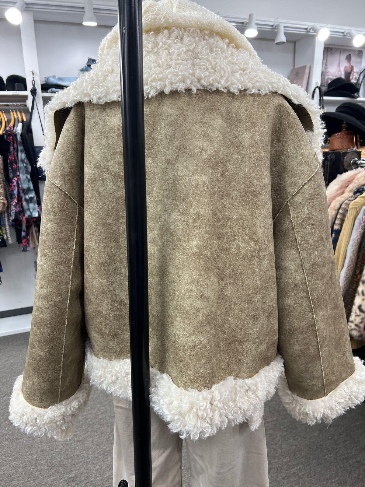 Free People Kiki Sherpa jacket