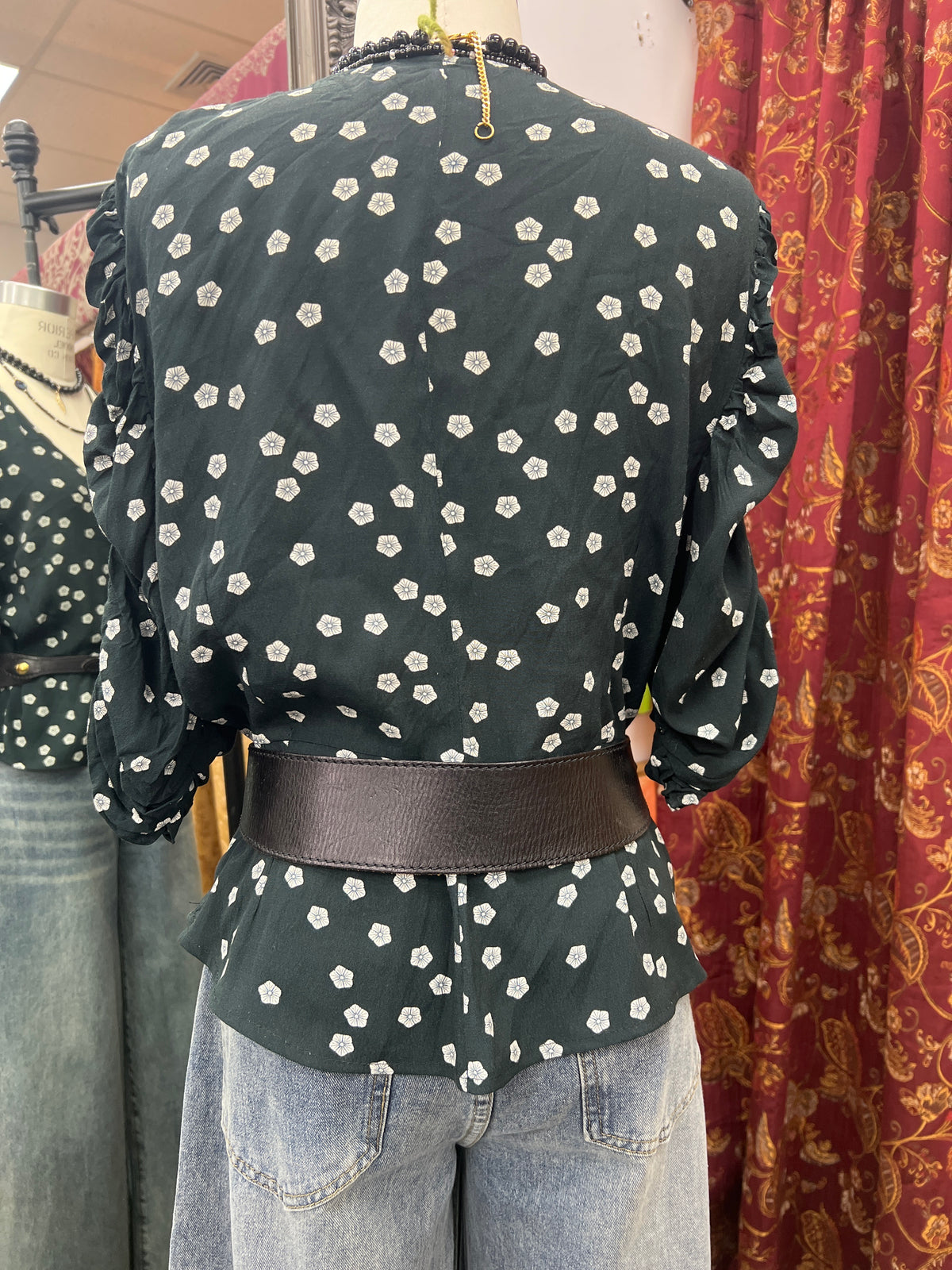 LimboSnowflakePrintBlouse
