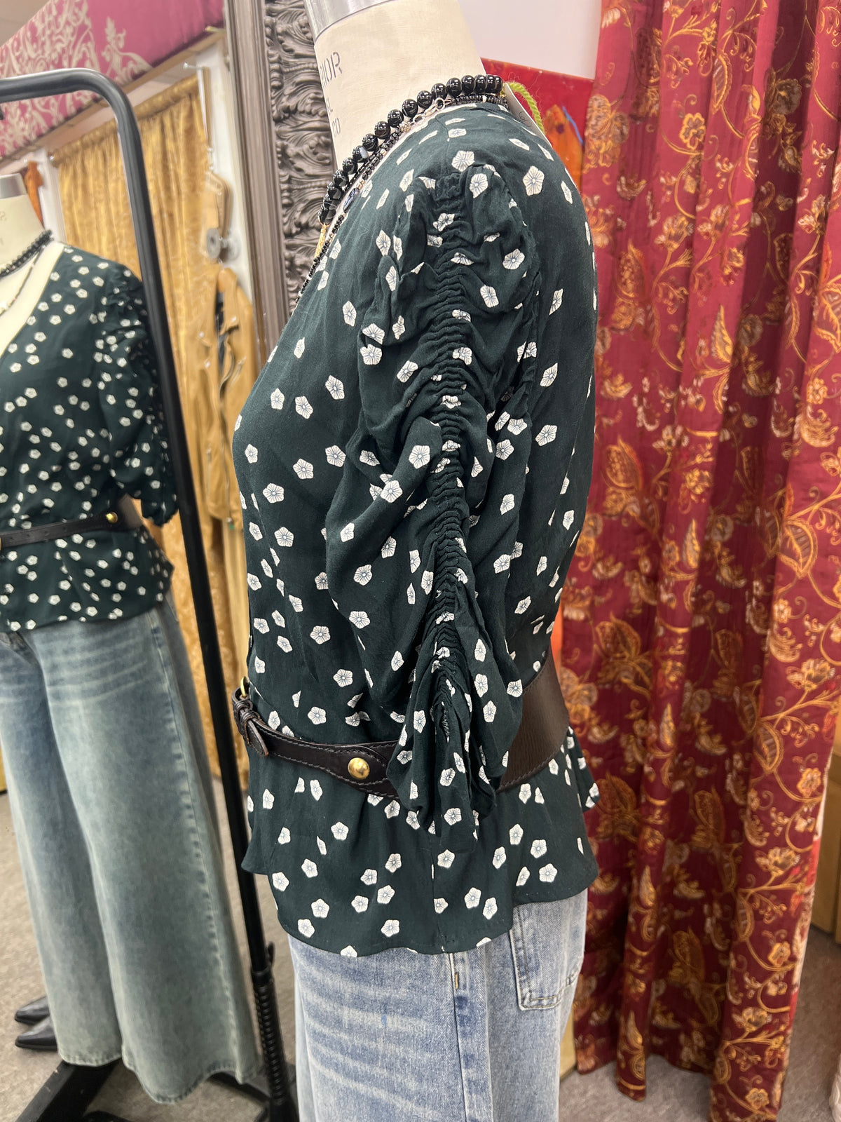 LimboSnowflakePrintBlouse