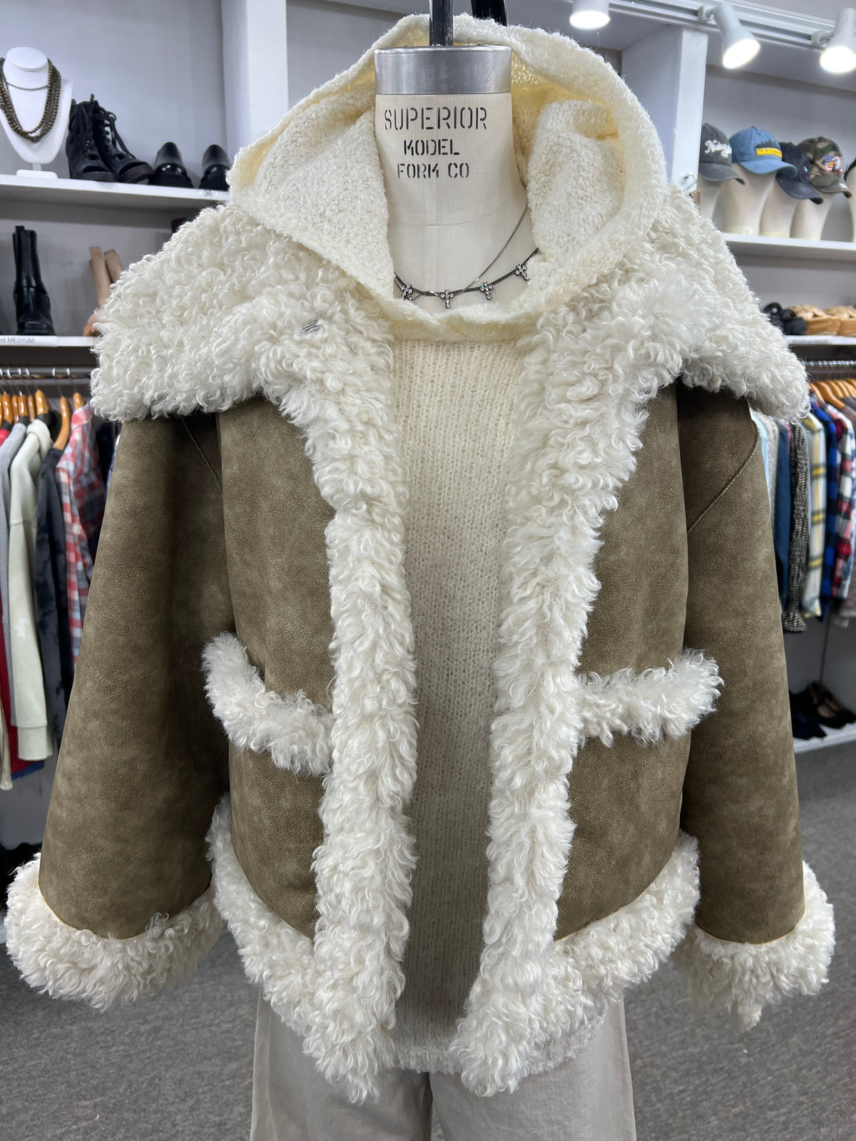 Free People Kiki Sherpa jacket