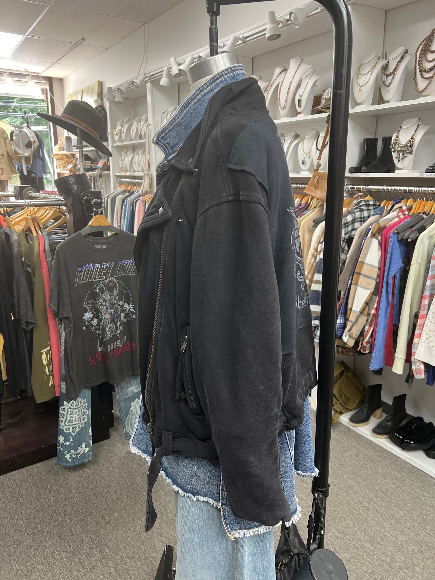 RebelRebelKnitMotoJacket